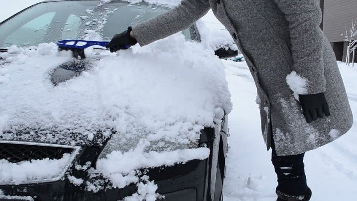 get rid of ice on windshield
