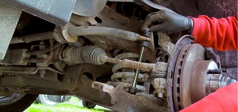 signs and symptoms of worn out sway bar links